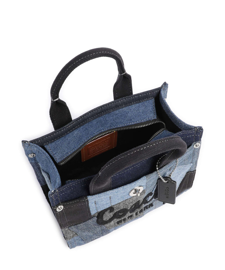 Coach Cargo Patchwork 20 Handbag denim/multicolour