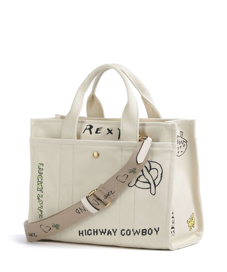 Coach Cargo Sketch Print Handbag natural/multicolour