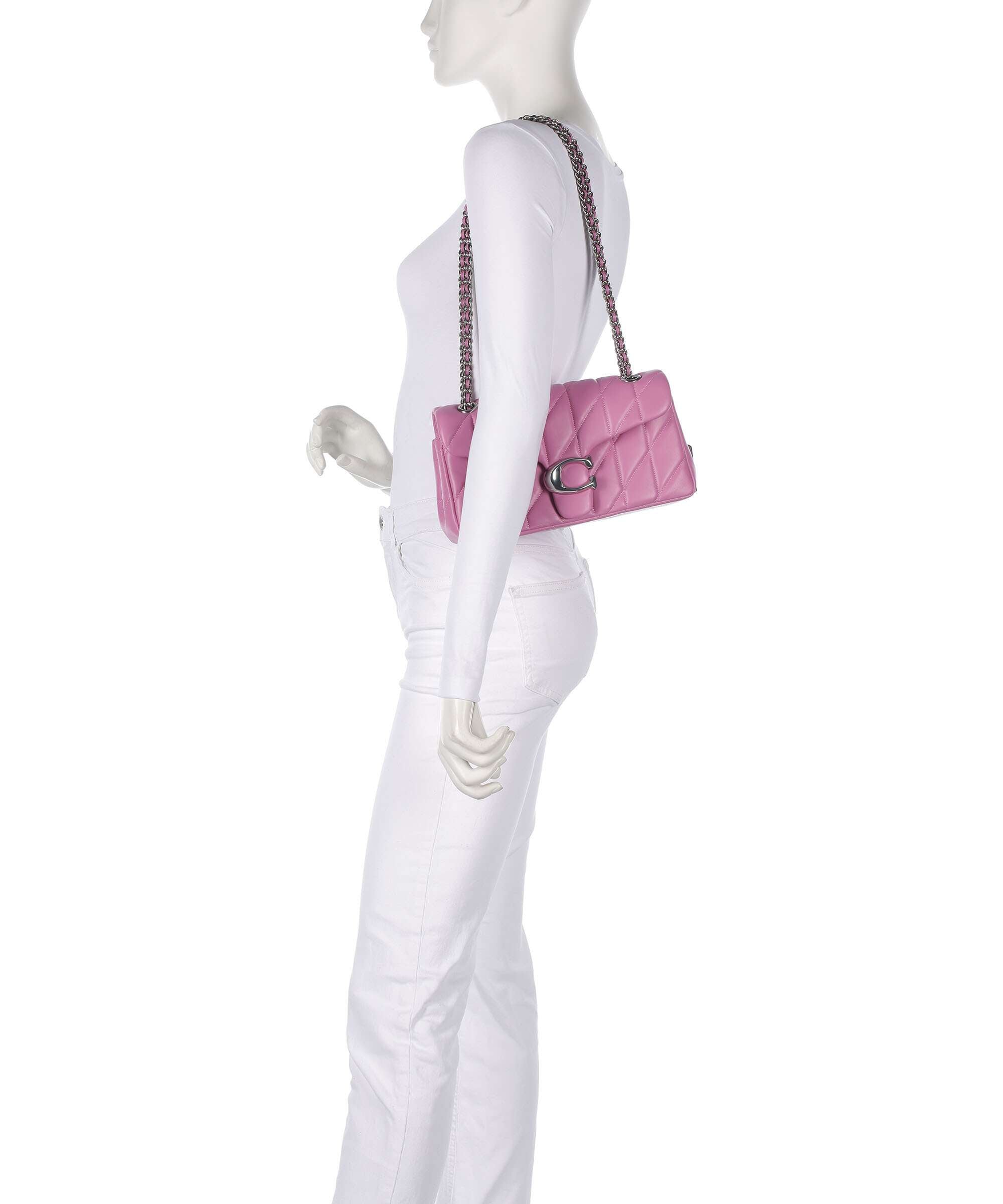 Coach Tabby Quilted 26 Shoulder bag fuchsia