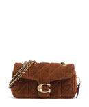Coach Tabby Quilted Suede 20 Schoudertas warm brown