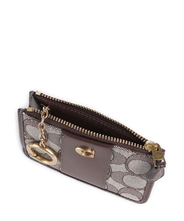 Coach Essential Signature Credit card holder oak