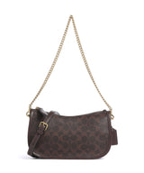 Coach Waverly Signature Sac porté épaule maple