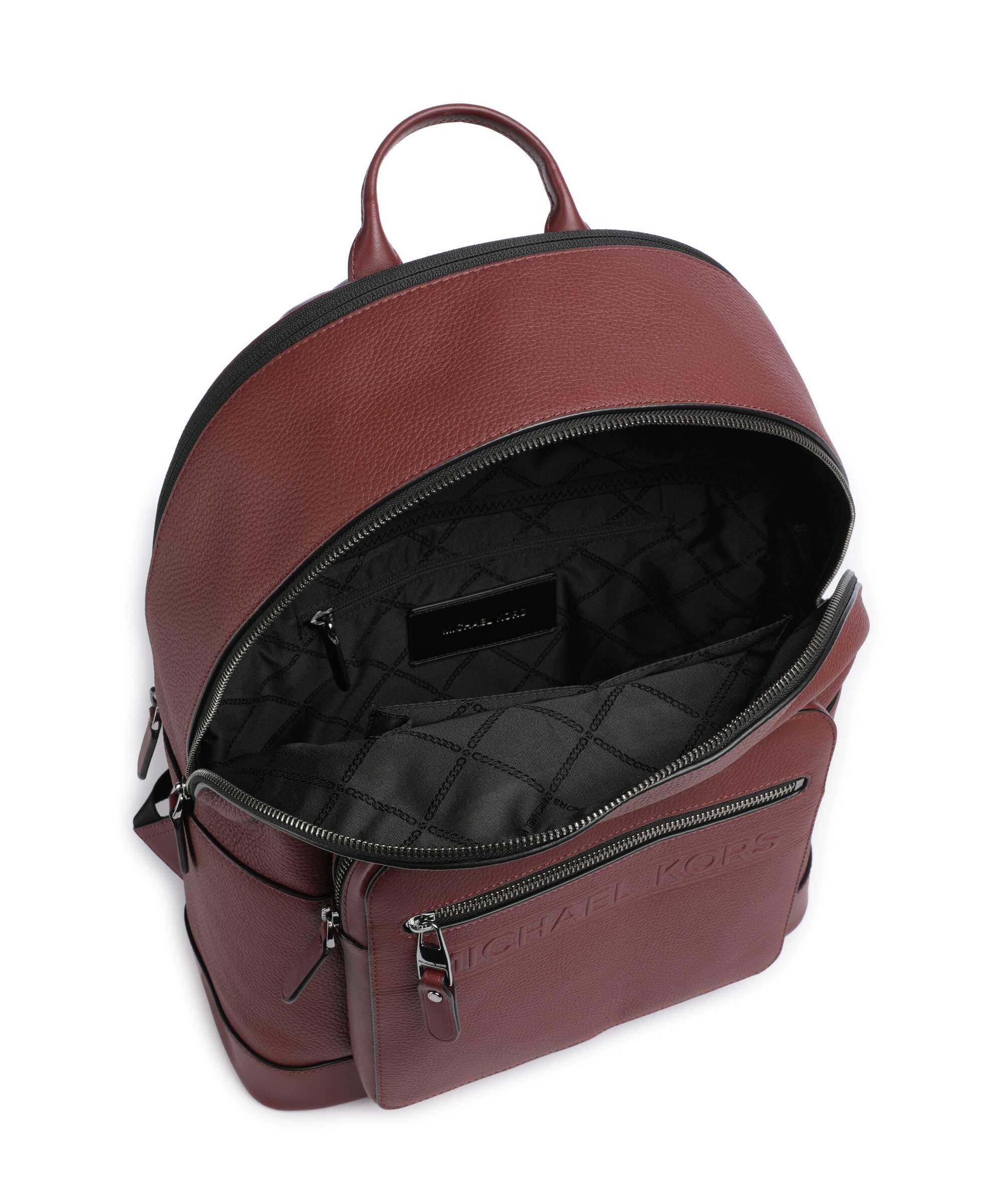 Michael Kors Hudson Backpack dark brandy