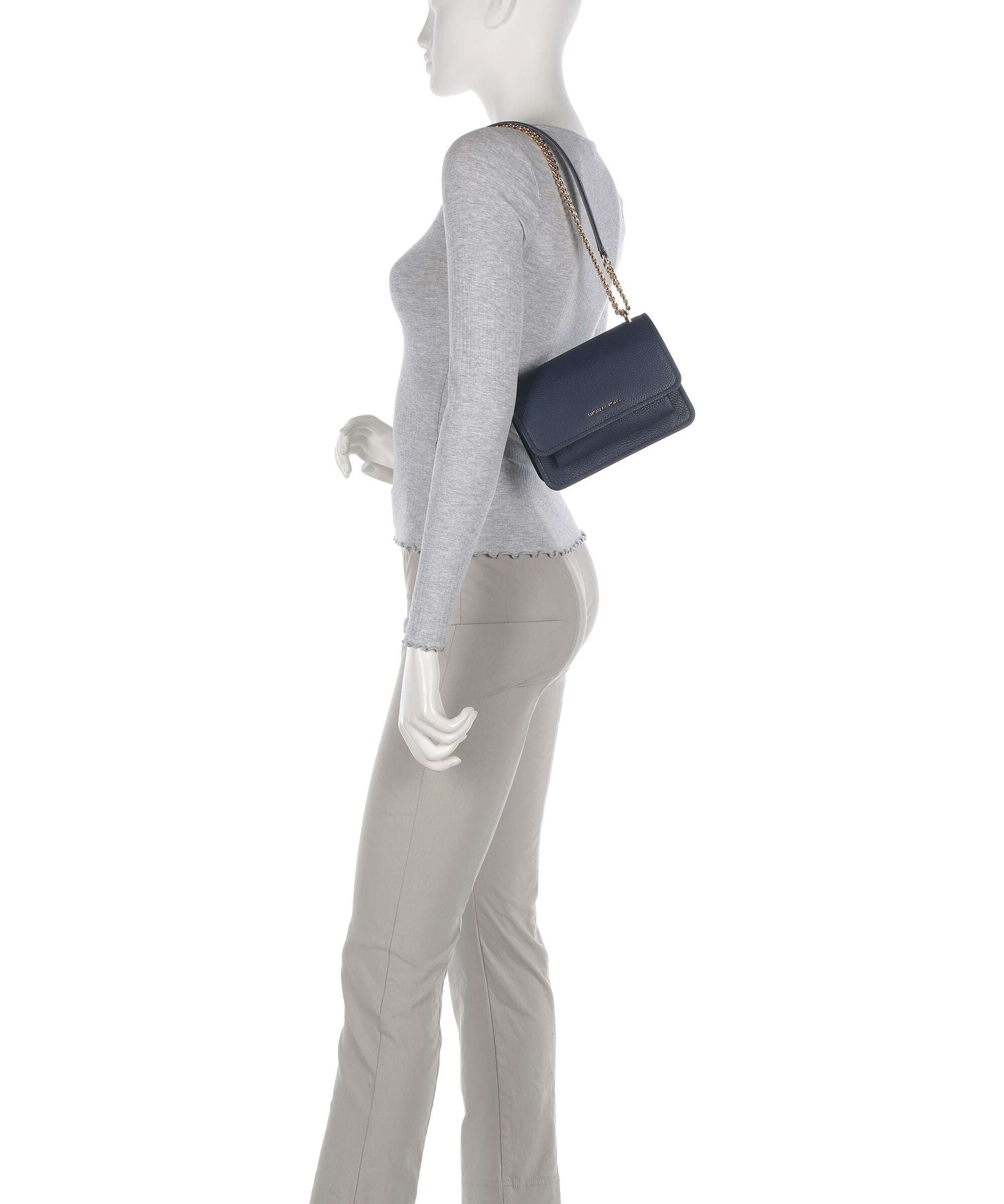 Michael Kors Claire Small Shoulder bag navy