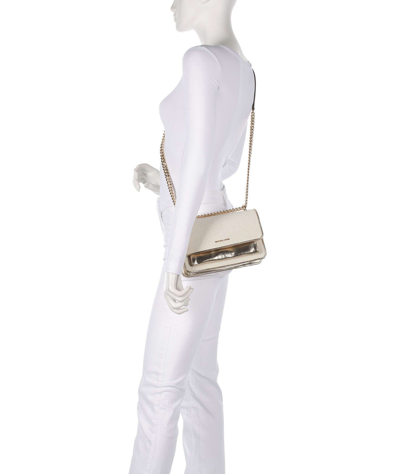 Michael Kors Claire Shoulder bag pale gold