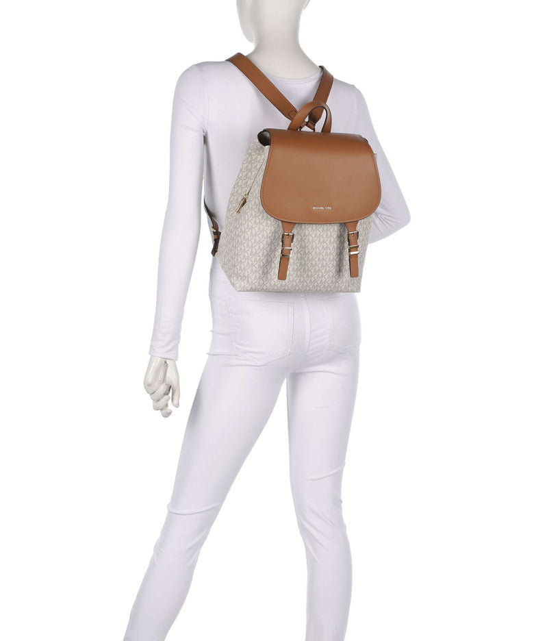 Michael Kors Quinn Medium Backpack vanilla/acrn