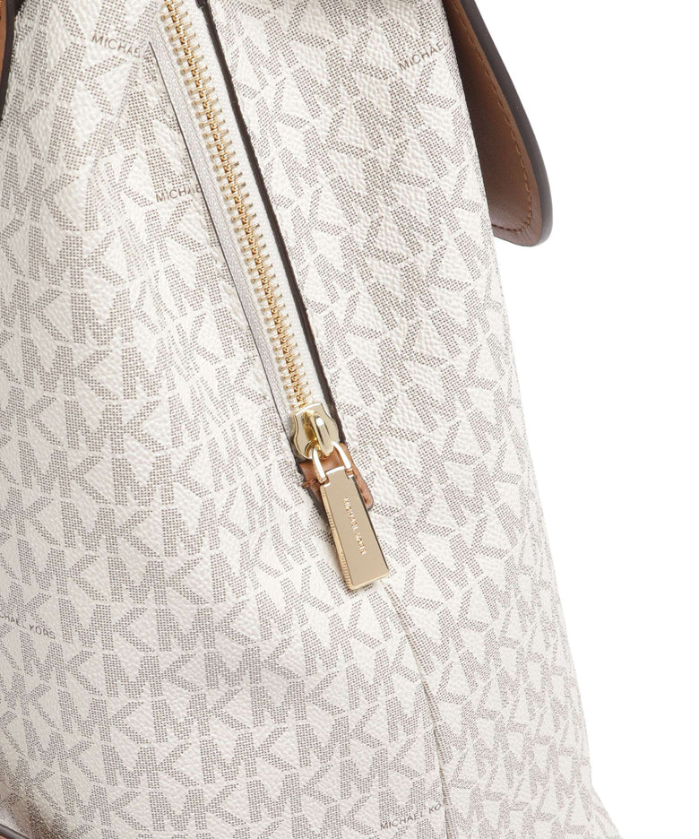 Michael Kors Quinn Medium Backpack vanilla/acrn