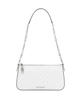 Michael Kors Empire Medium Sac porté épaule optic white/alluminium