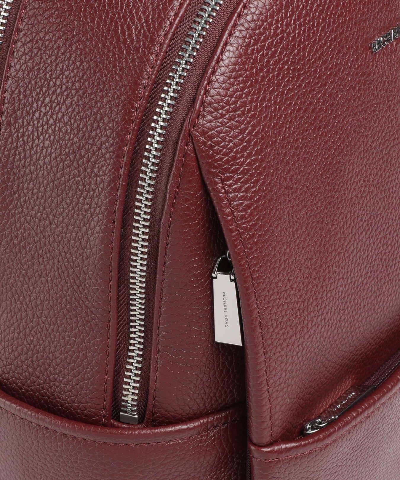 Michael Kors Sable Medium Backpack oxblood