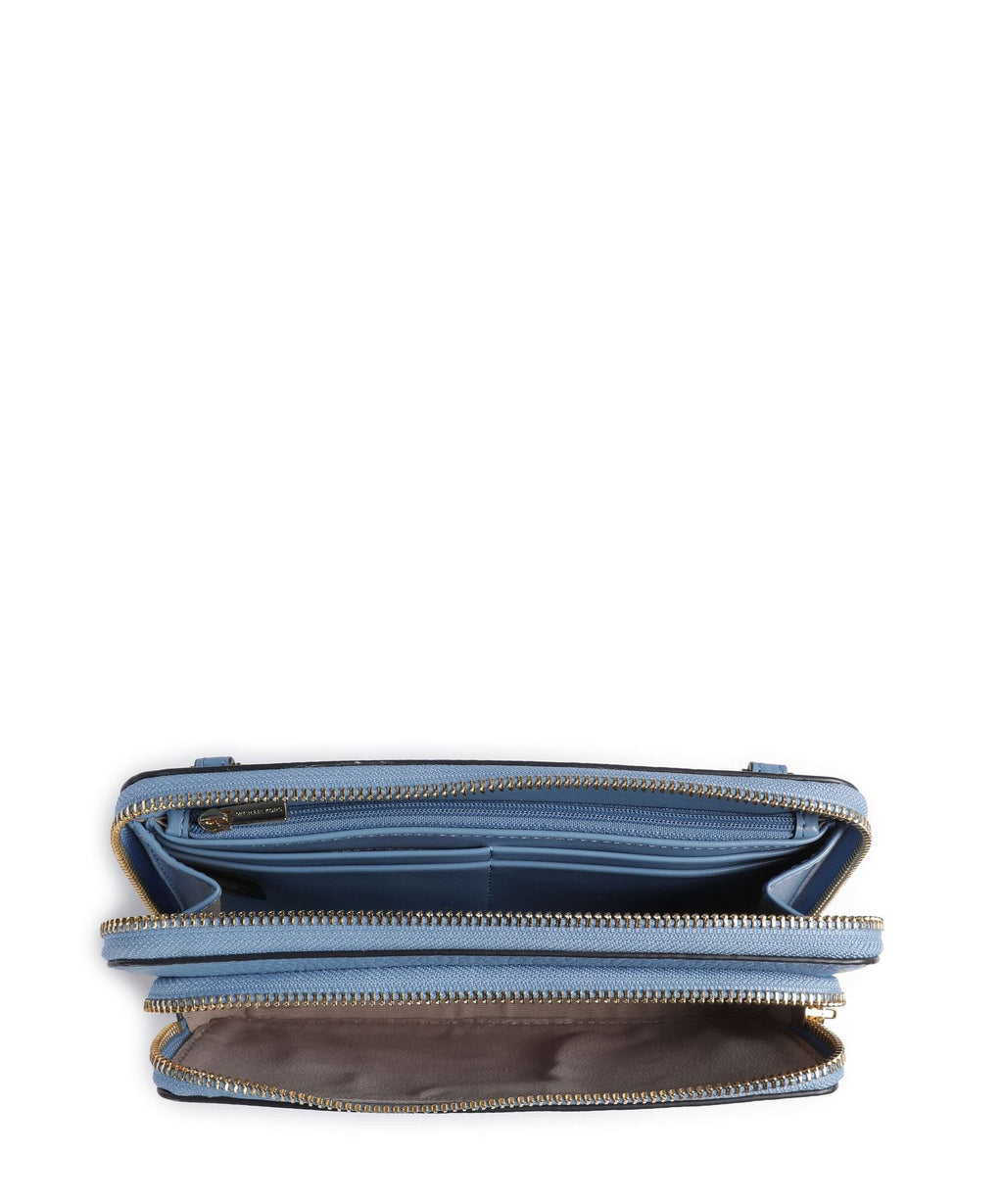Michael Kors Jet Set Large Continental Crossbody bag french blue