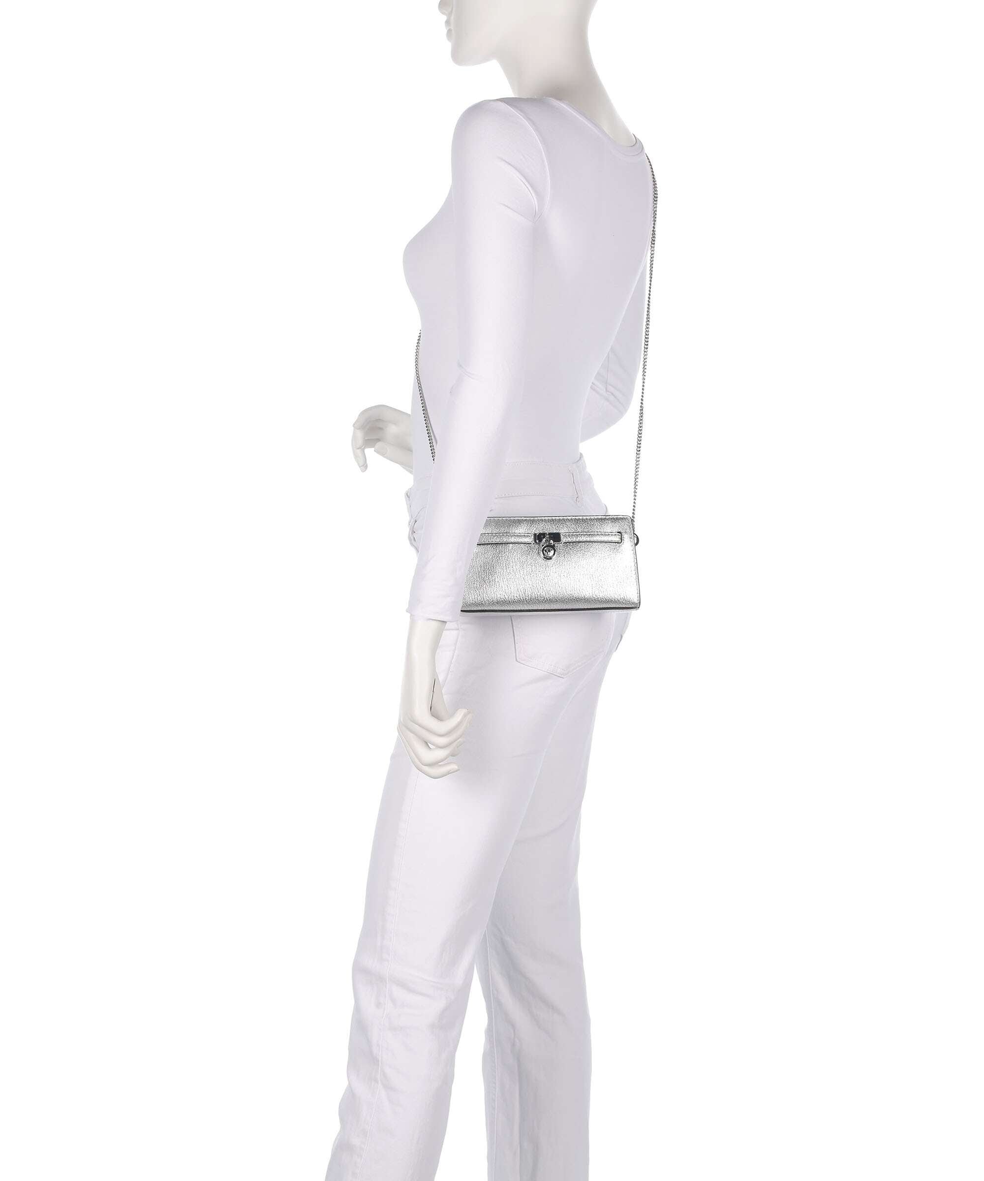 Michael Kors Hamilton Moderne XS Crossbody bag silver