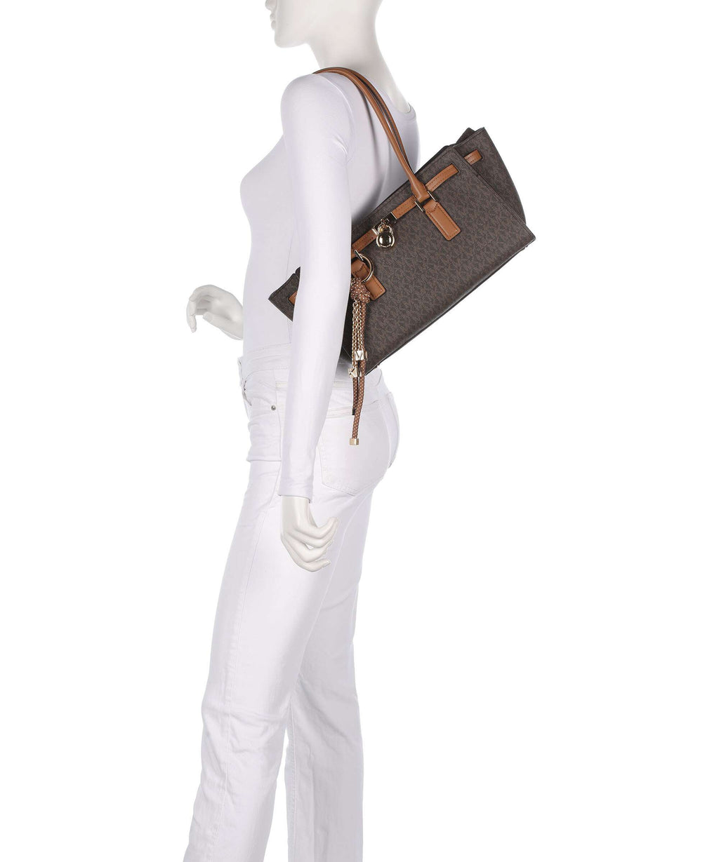 Michael Kors Hamilton Moderne Small Shoulder bag brown/acorn