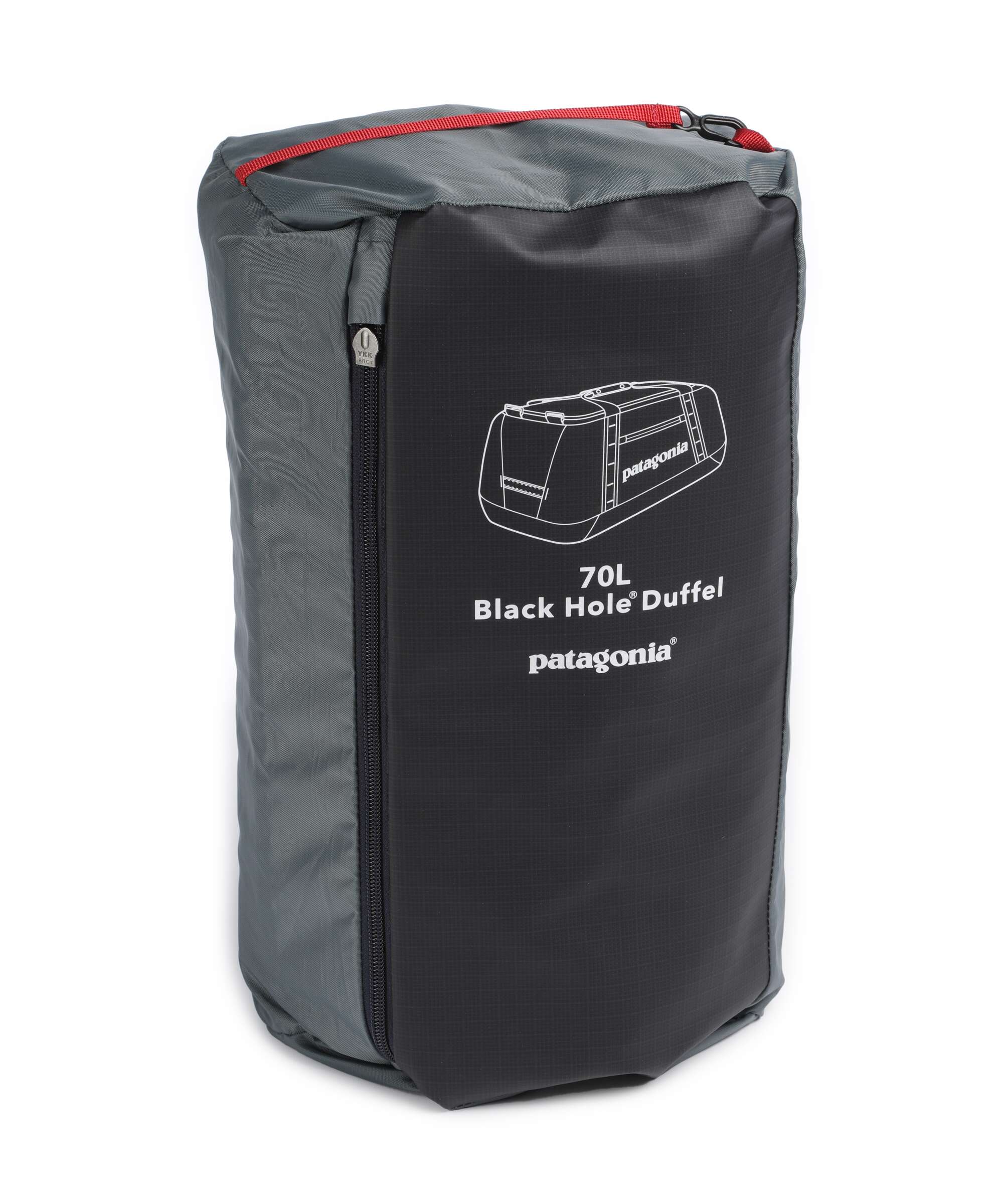 Patagonia Black Hole 70 Travel bag smolder blue w/amanita red