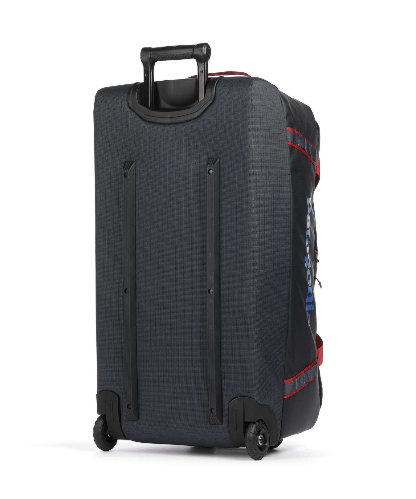 Patagonia Black Hole 100 Travel bag with wheels smolder blue w/amanita red