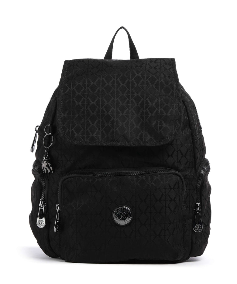 Kipling Elevated City Zip S Backpack black sign