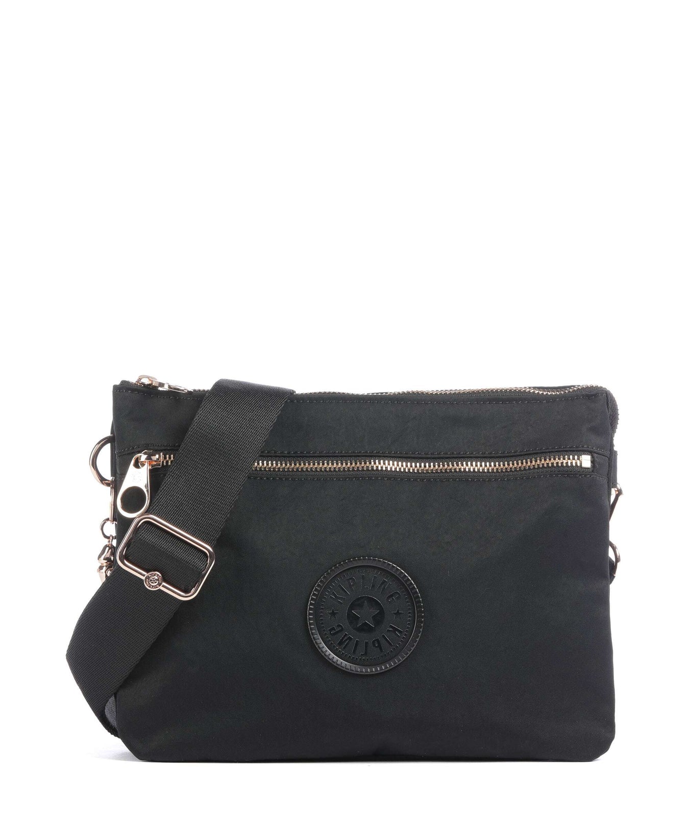 Kipling Charm Riri L Zip Crossbody bag black rose spice