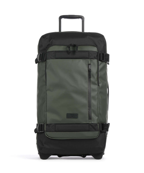 Eastpak Cnnct Tranverz M Travel bag with wheels top khaki