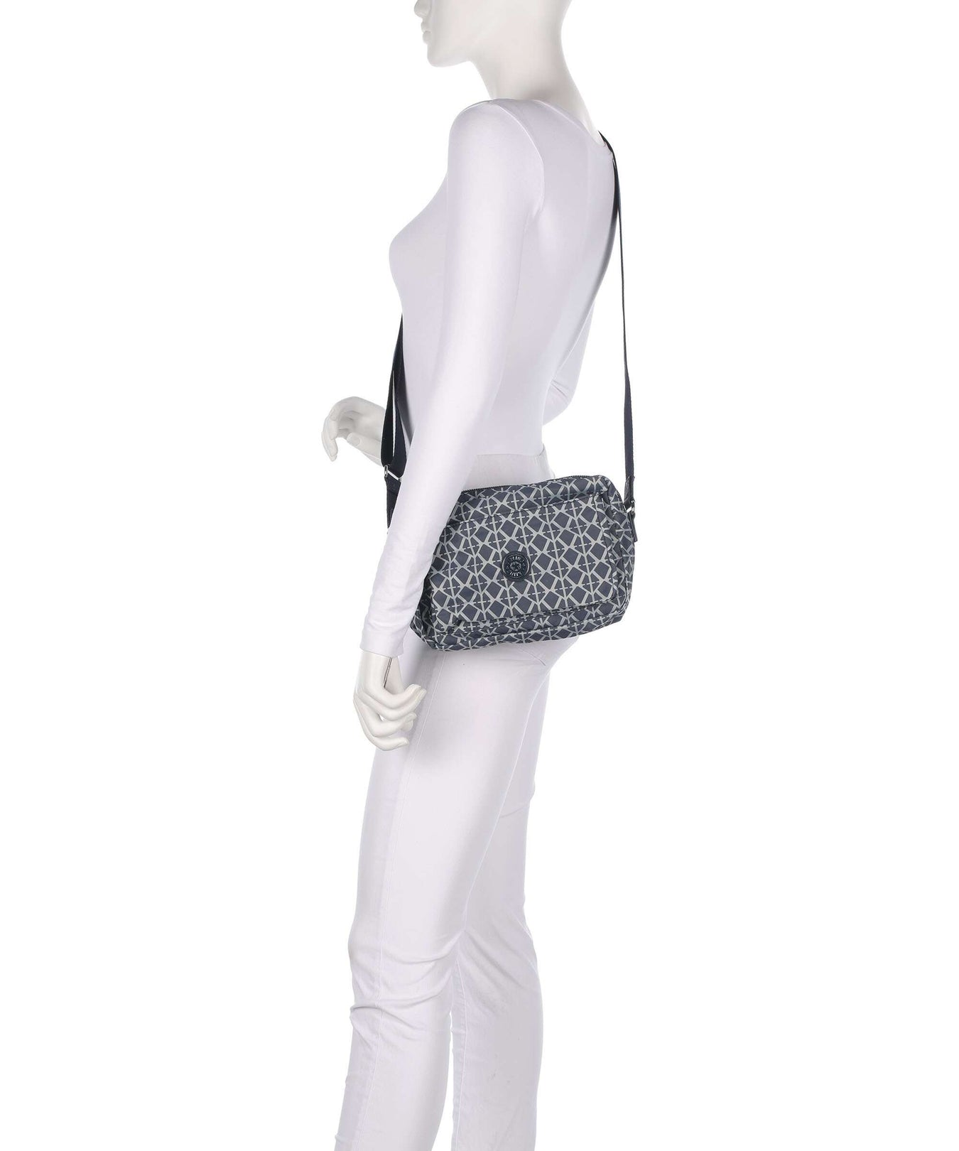 Kipling Elevated Abanu M Crossbody bag navy sign
