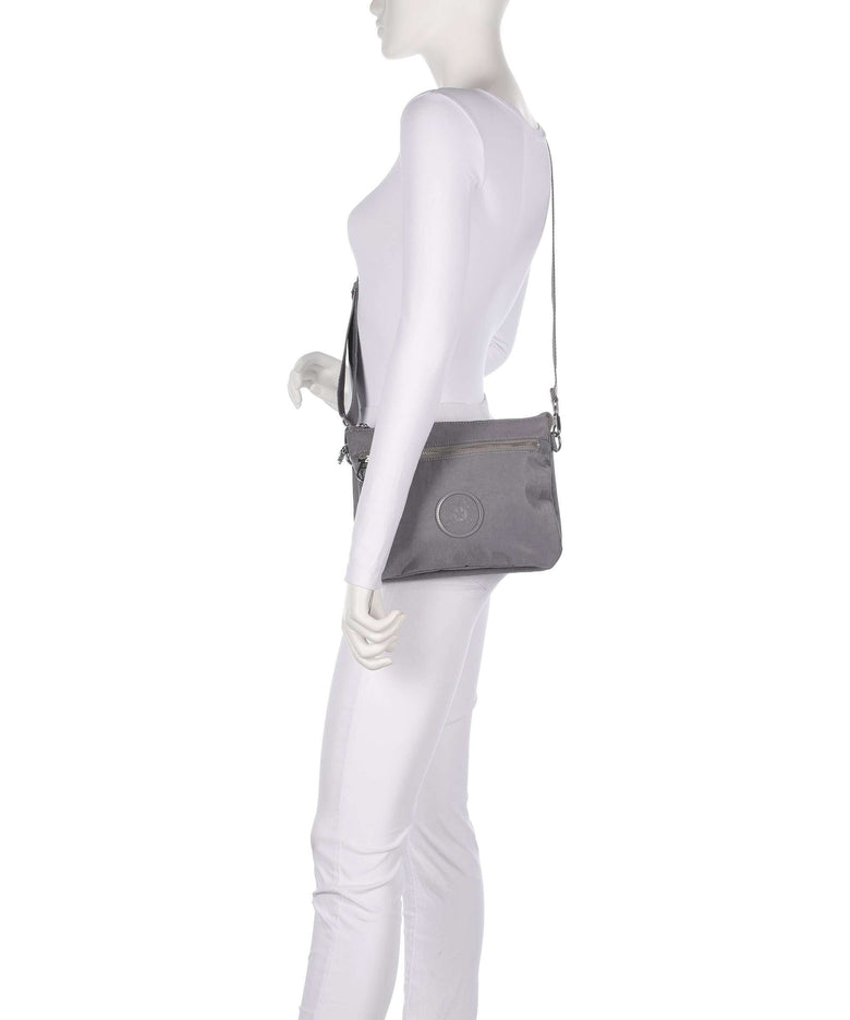 Kipling Charm Riri L Zip Crossbody bag grey spice