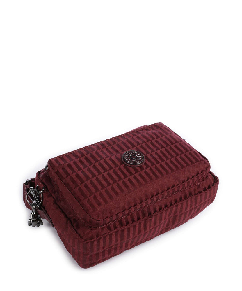 Kipling Elevated Abanu M Crossbody bag maroon tile