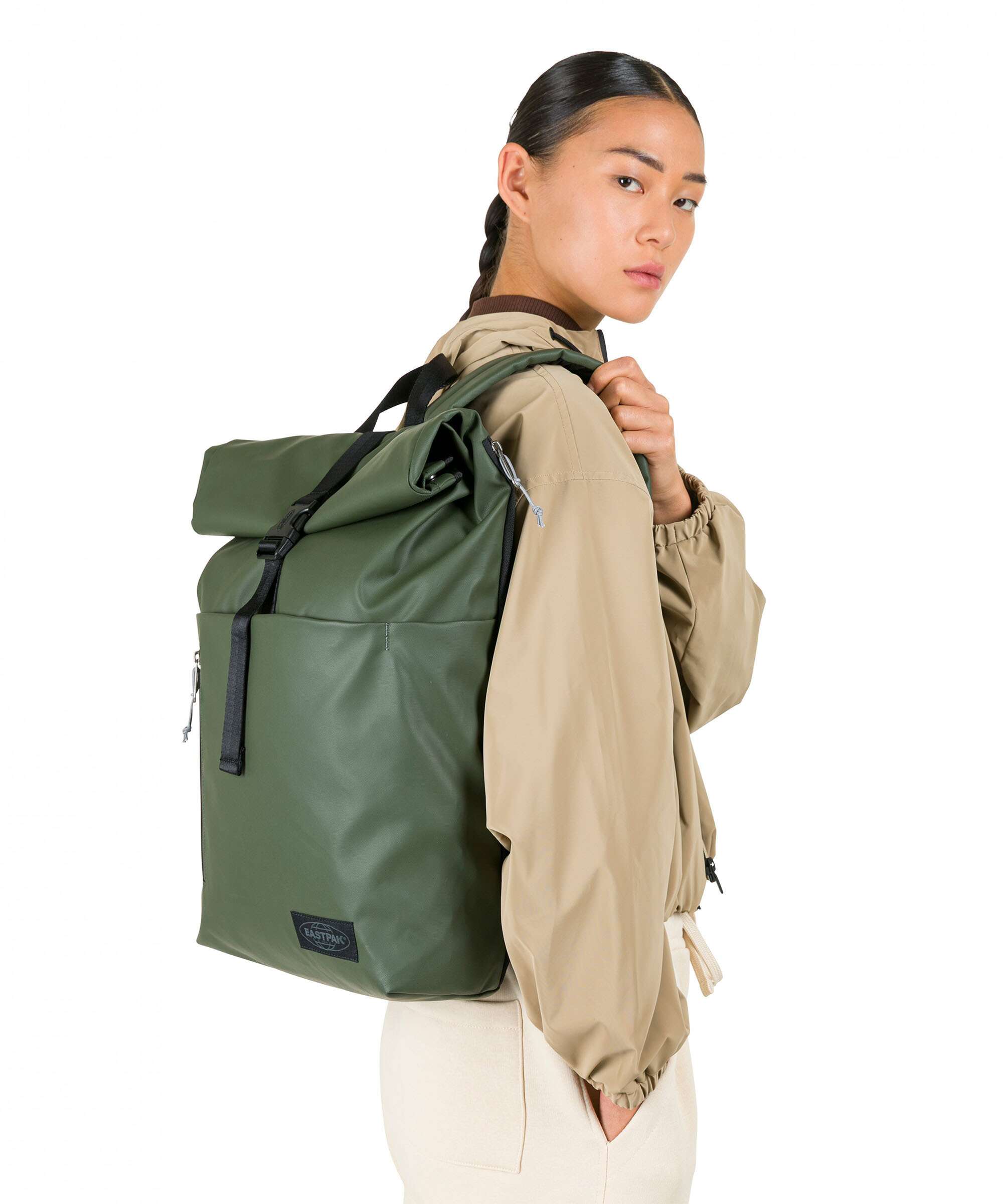 Eastpak Up Rolltop backpack forest