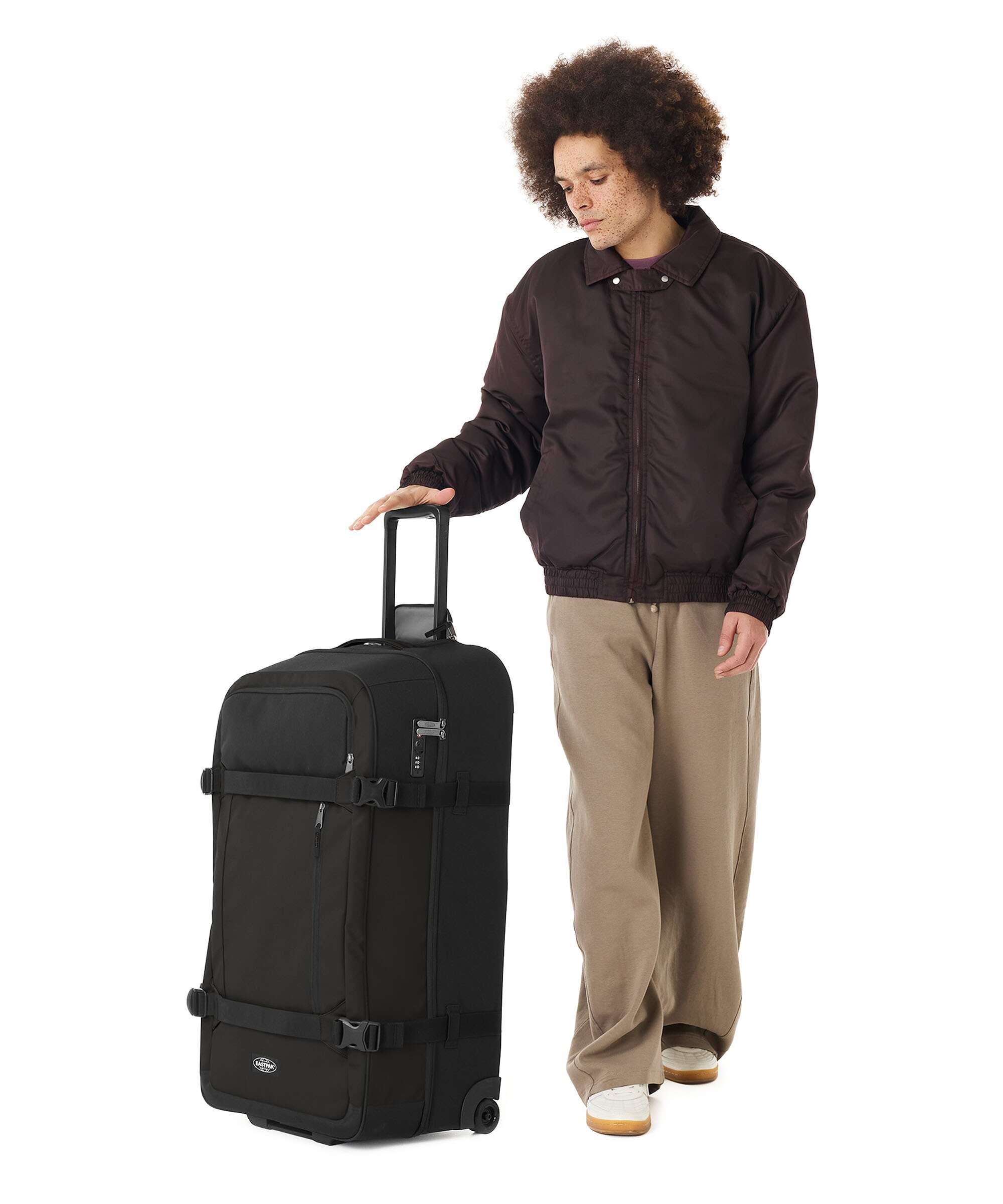 Eastpak Transit'R Pro Core L Travel bag with wheels black/pro coated