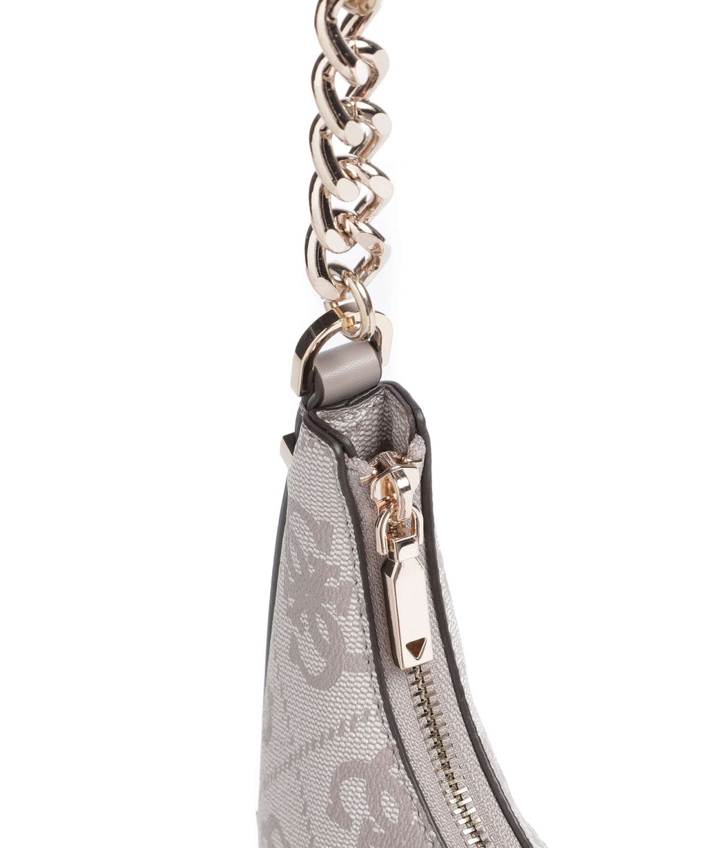 Guess Erenia Shoulder bag dark taupe logo