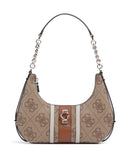 Guess Erenia Sac porté épaule latte logo