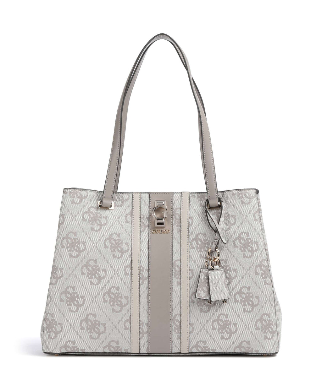 Guess Erenia Tote bag dark taupe logo