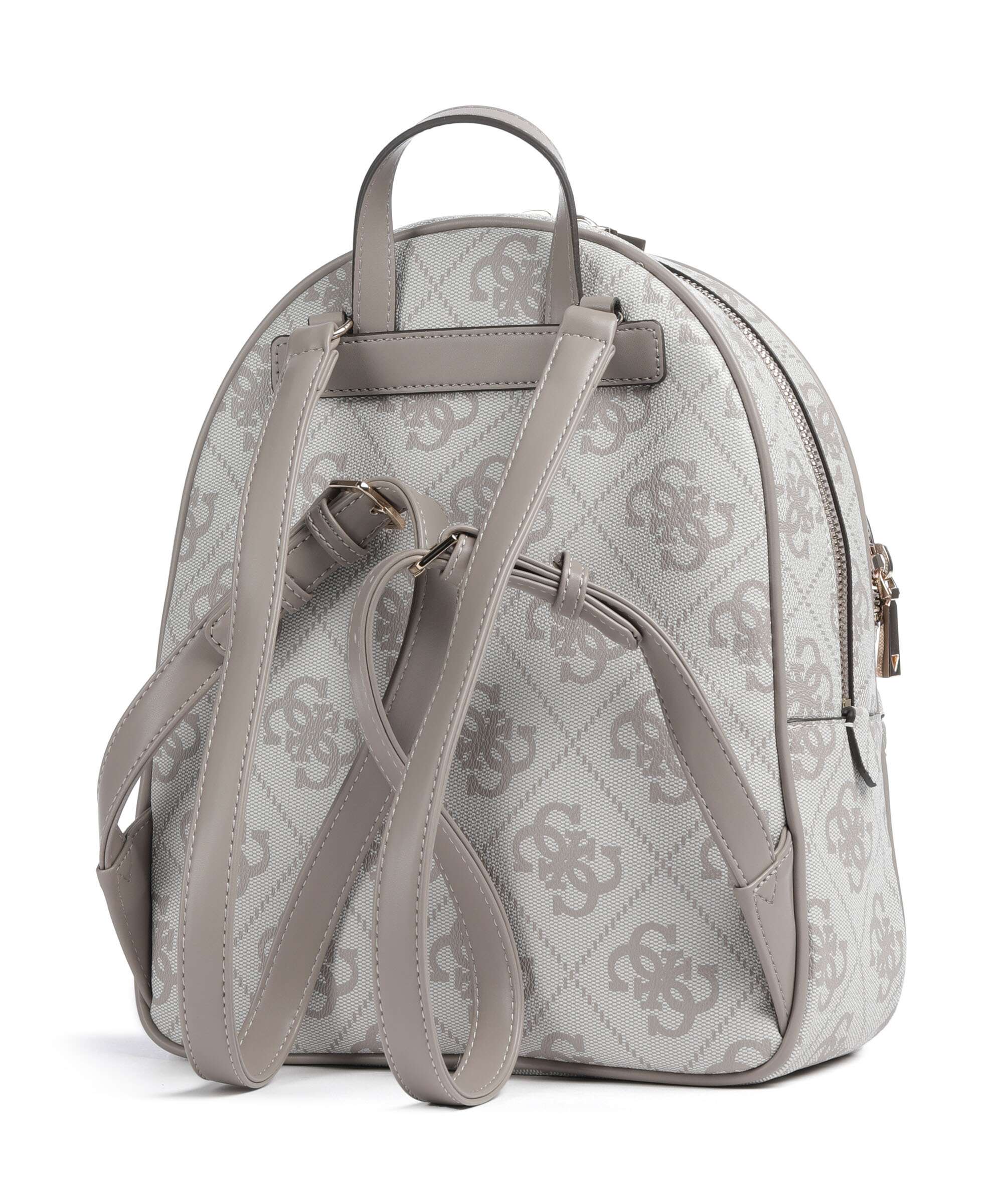 Guess Erenia Backpack dark taupe logo