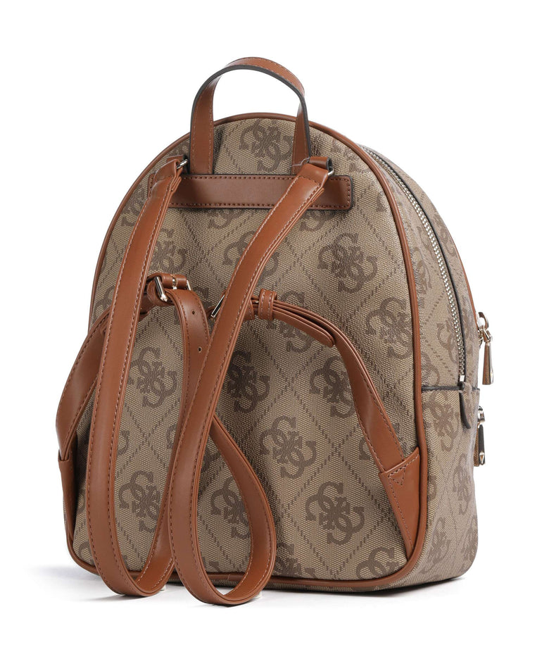 Guess Erenia Backpack latte logo