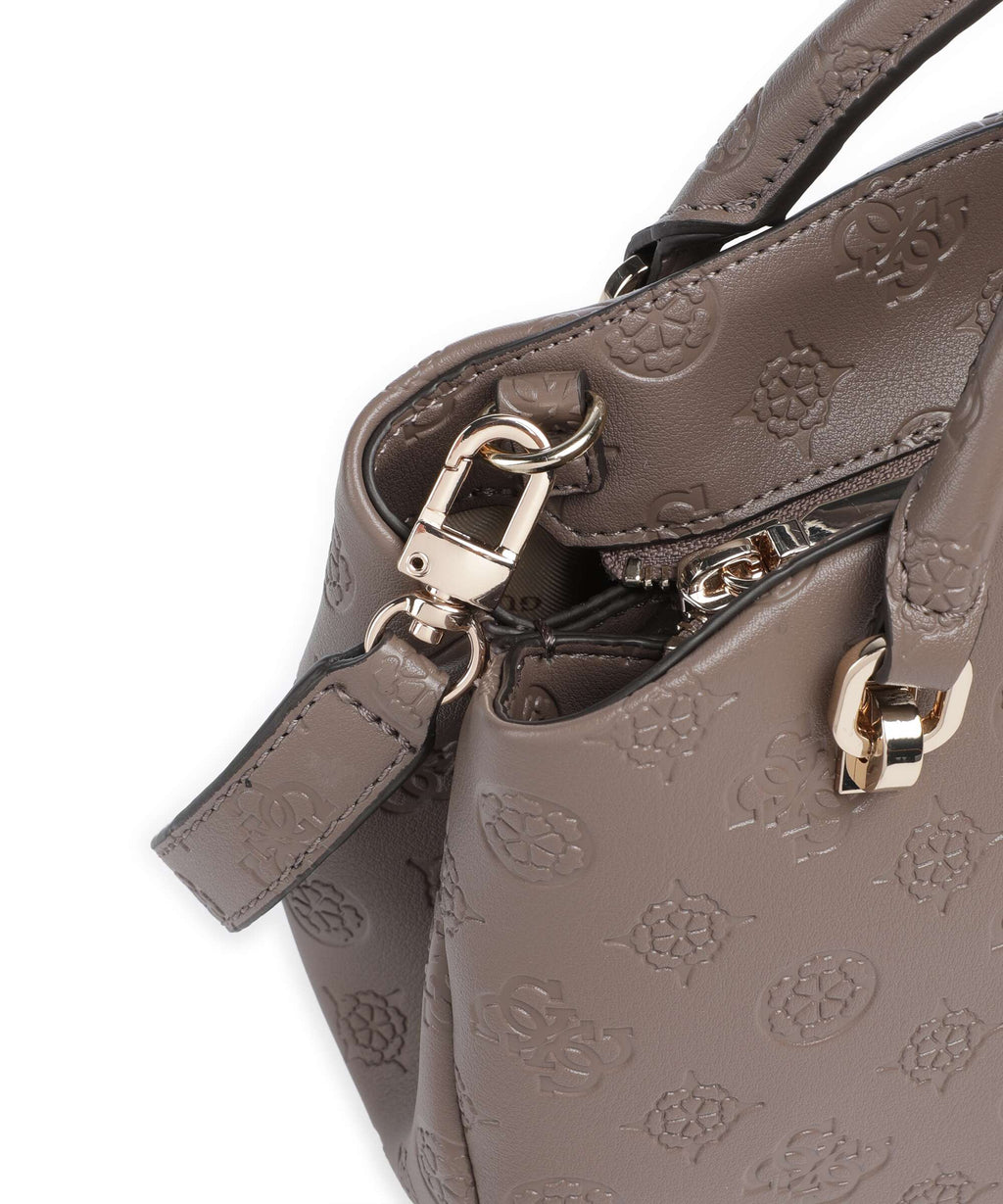 Guess Carmella Handbag taupe logo