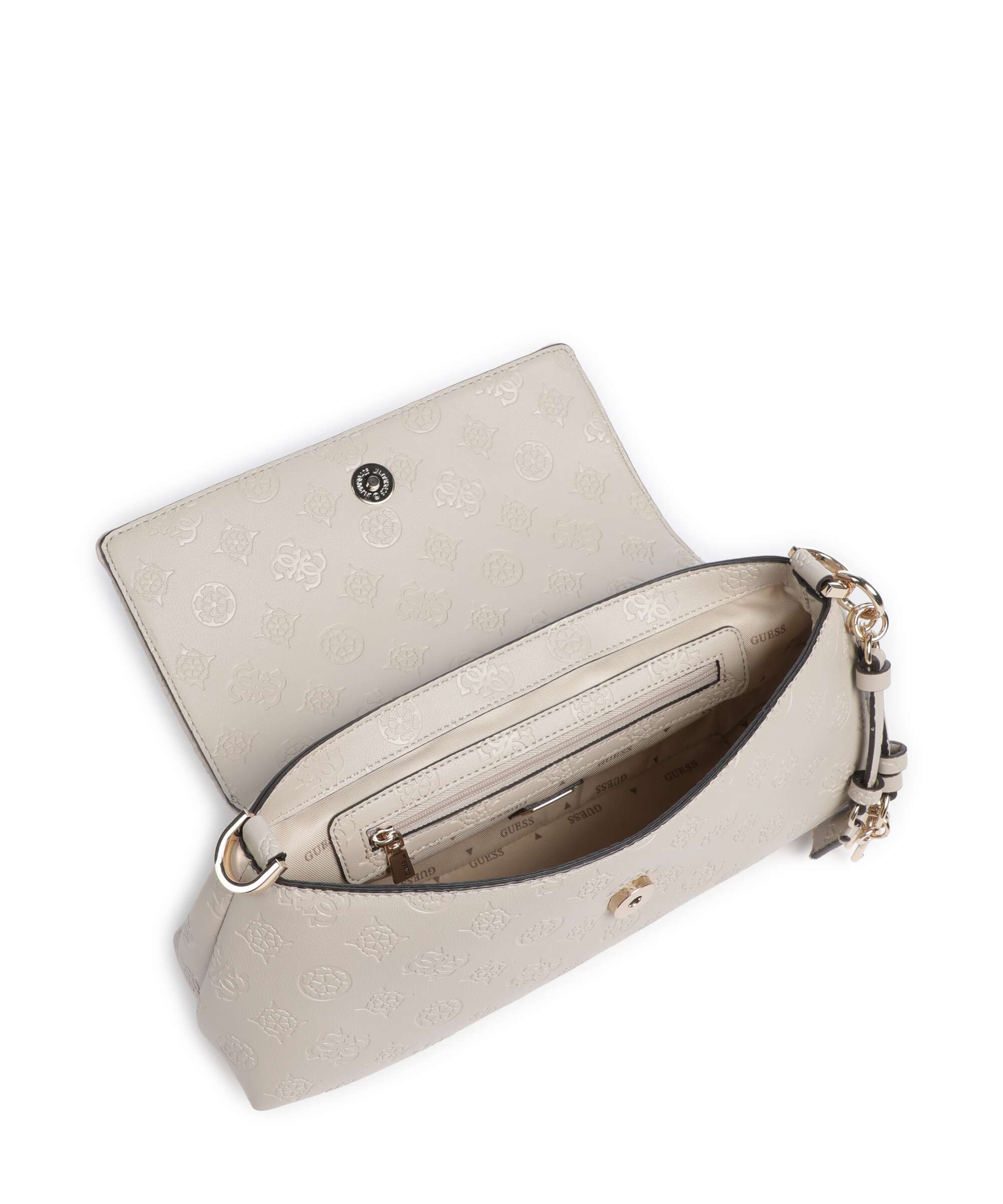 Guess Carmella Crossbody bag bone logo