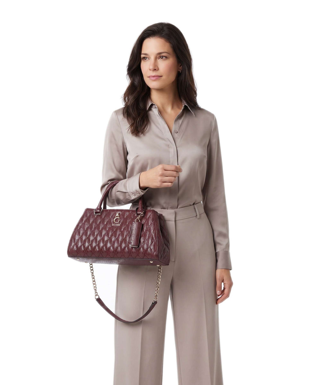 Guess Tamara Girlfriend Handbag merlot