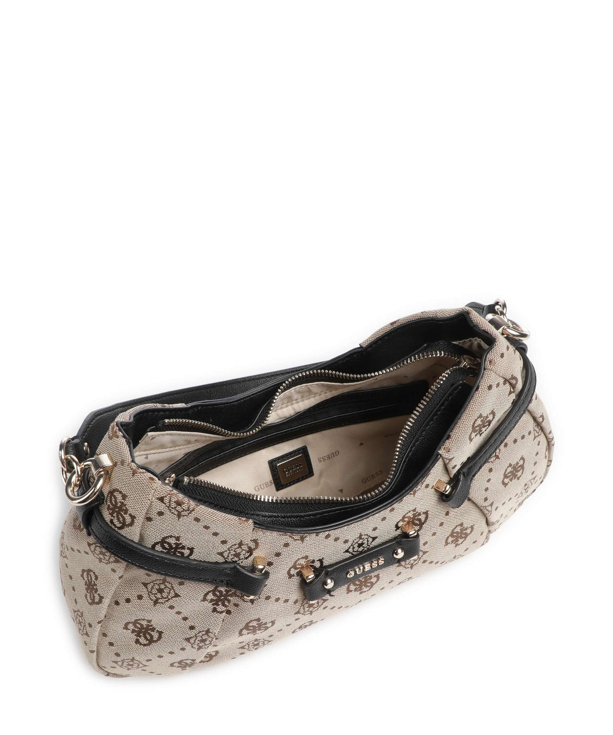 Guess Dorothy Shoulder bag latte logo/black
