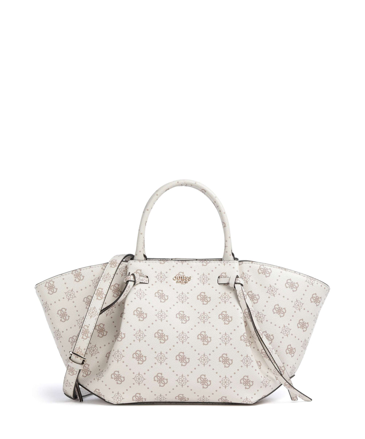 Guess Allegra Girlfriend Logo Handbag vanilla logo
