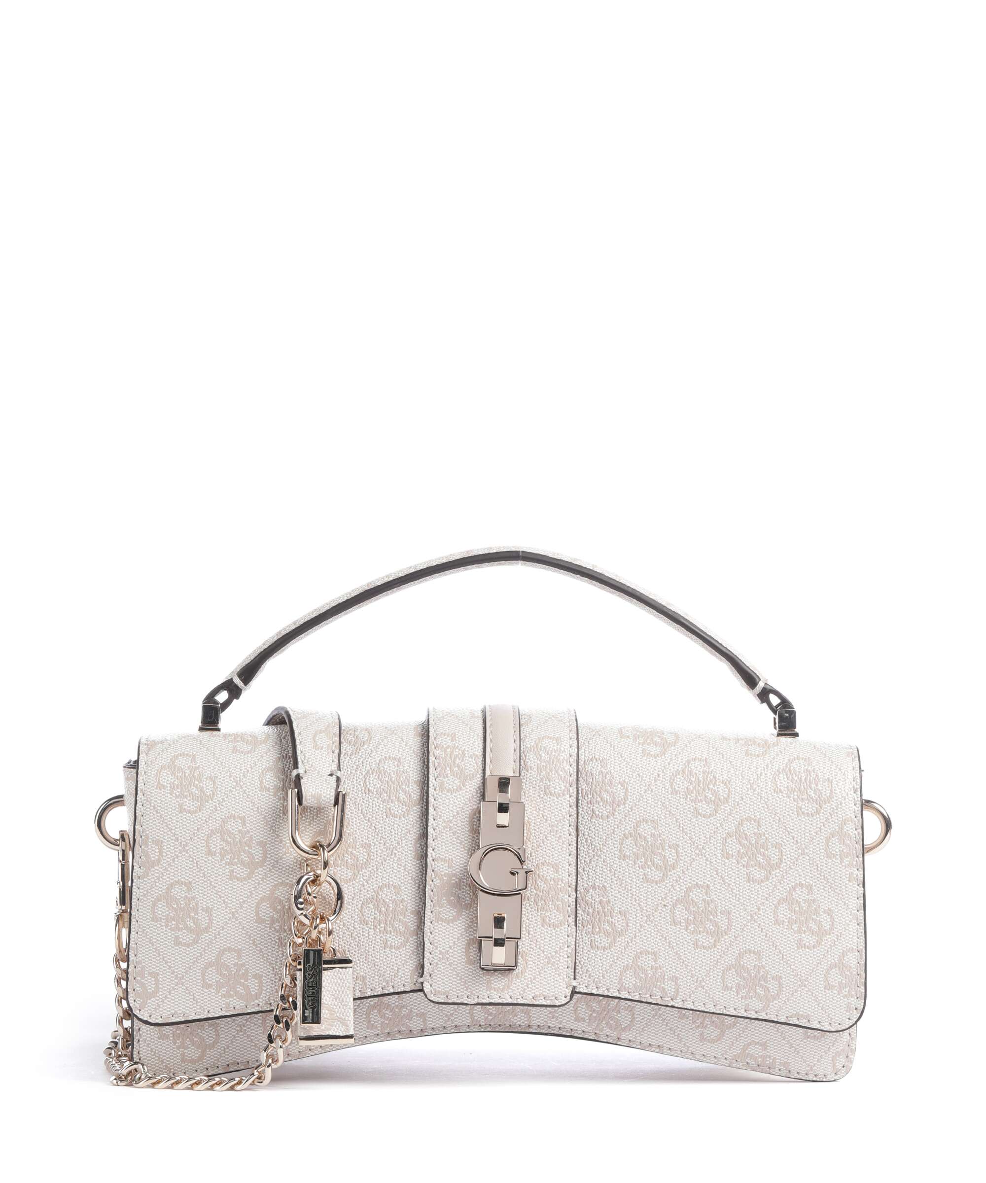 Guess Yvonne Logo Mini Handbag stone logo