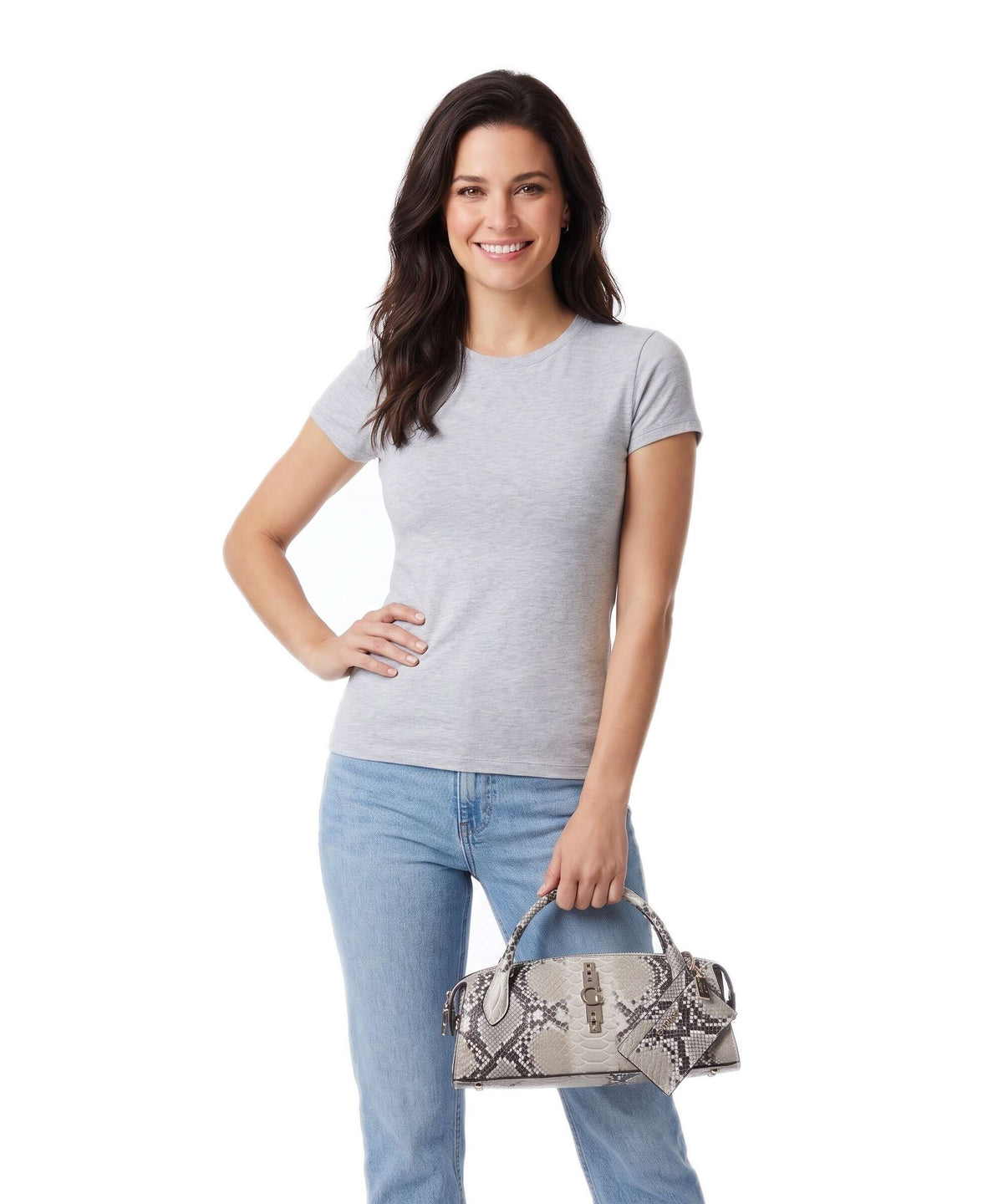 Guess Yvonne Mini Handbag natural