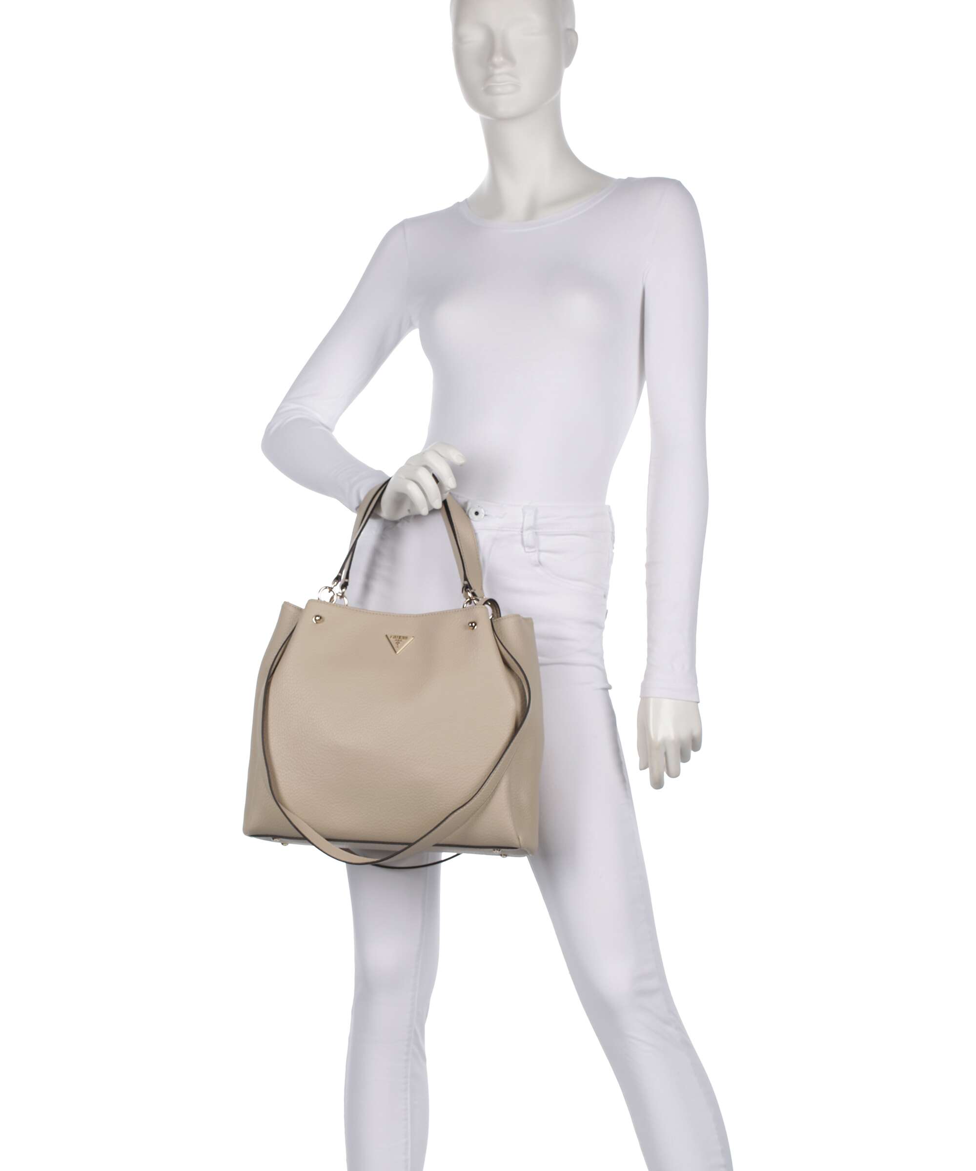 Guess Lorella Girlfriend Handbag bone