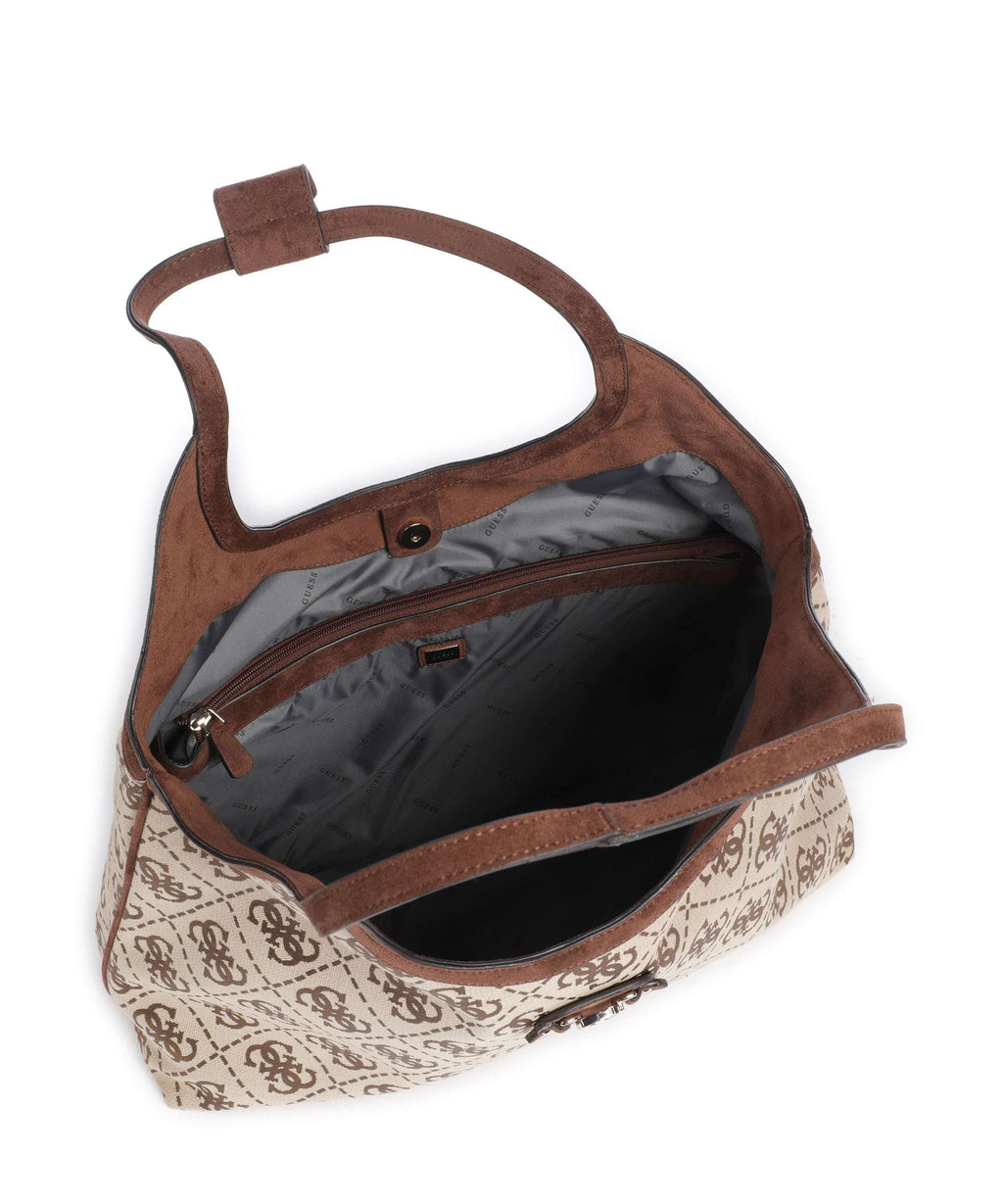 Guess Samantha Tote bag latte logo/brown