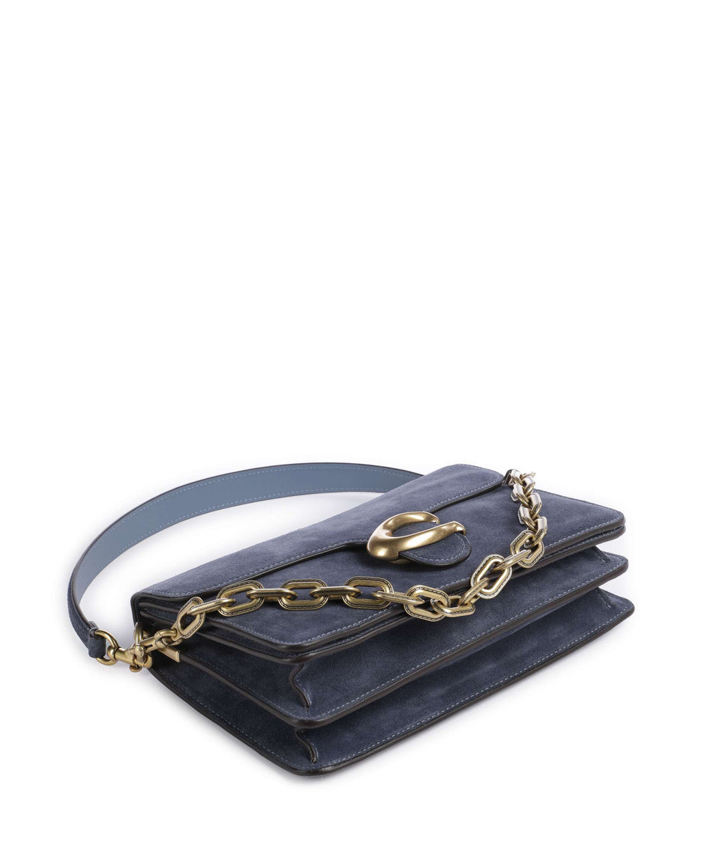 Coach Tabby Chain Shoulder bag light denim