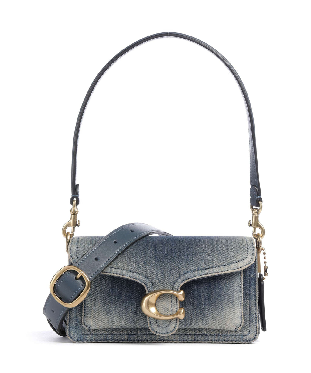 Coach Tabby Loved Denim 20 Shoulder bag dark indigo