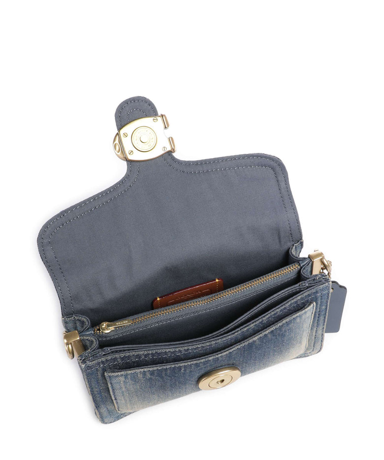 Coach Tabby Loved Denim 20 Shoulder bag dark indigo