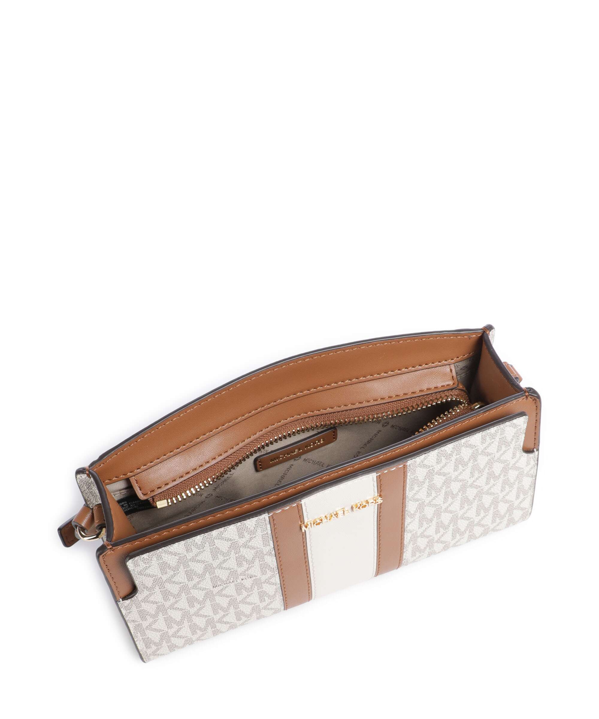 Michael Kors Becca Small Crossbody bag vanilla/acorn