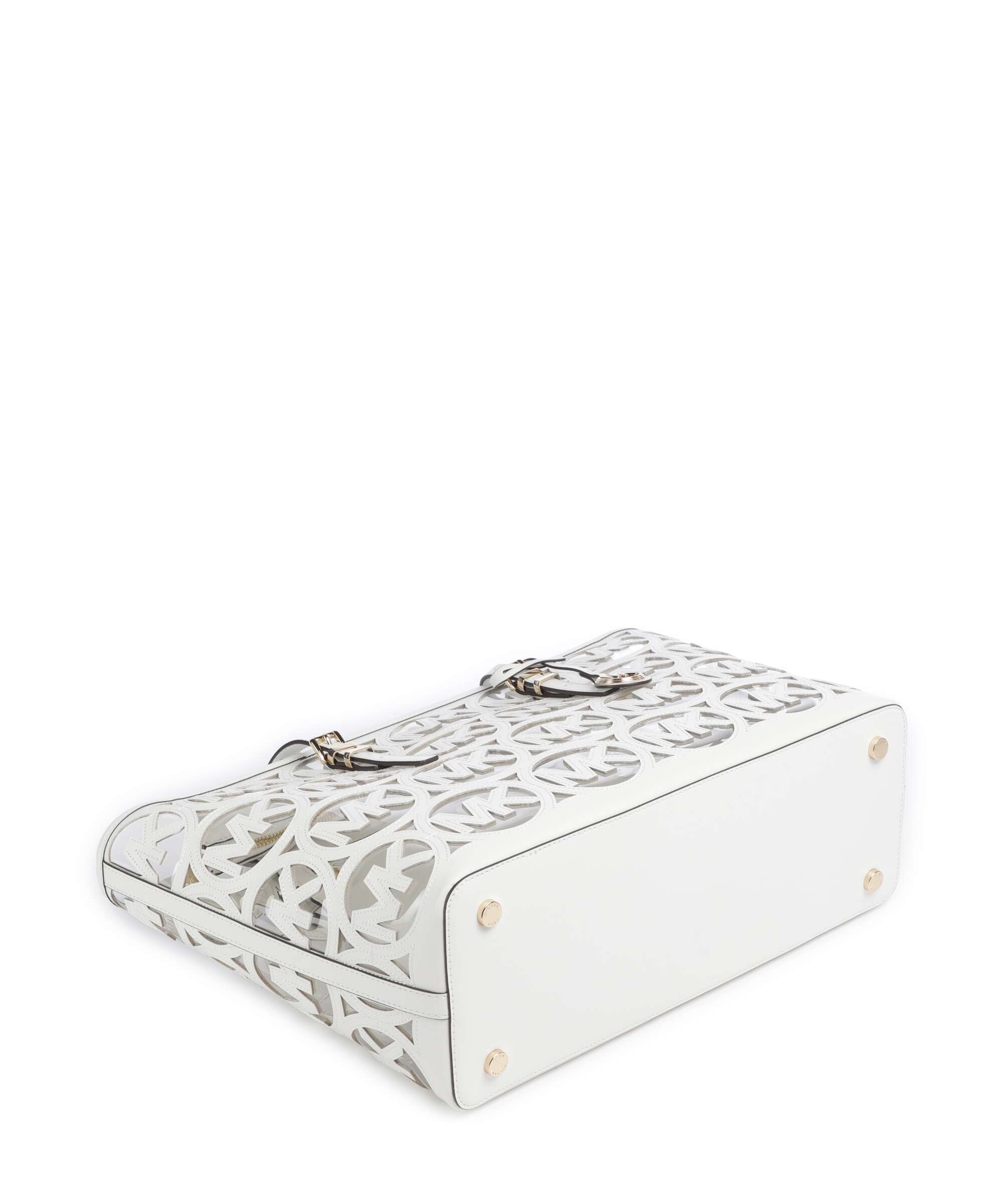 Michael Kors Quinn Large Tote bag optic white