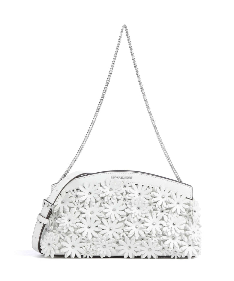 Michael Kors Athena Dome Chain Small Shoulder bag optic white