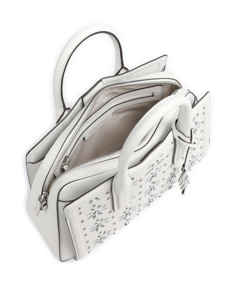 Michael Kors Laila Small Handbag optic white