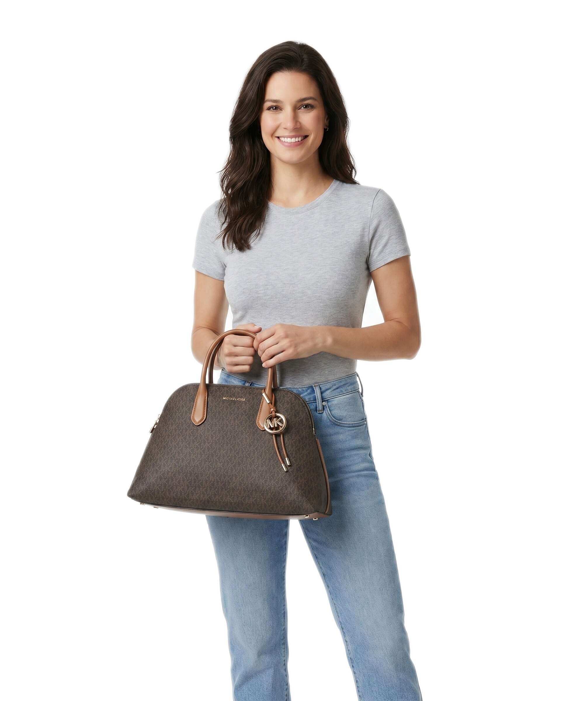 Michael Kors Freddie Large Handbag brown/acorn