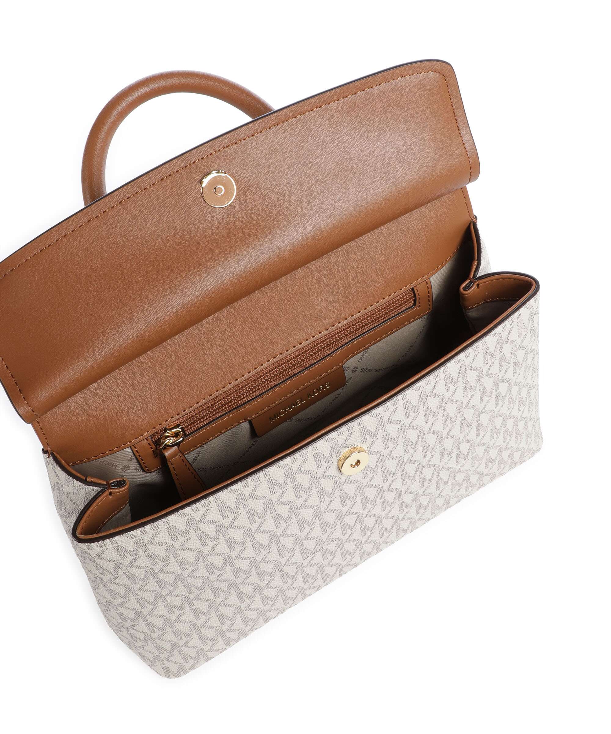 Michael Kors Landry Small Handbag vanilla/acorn