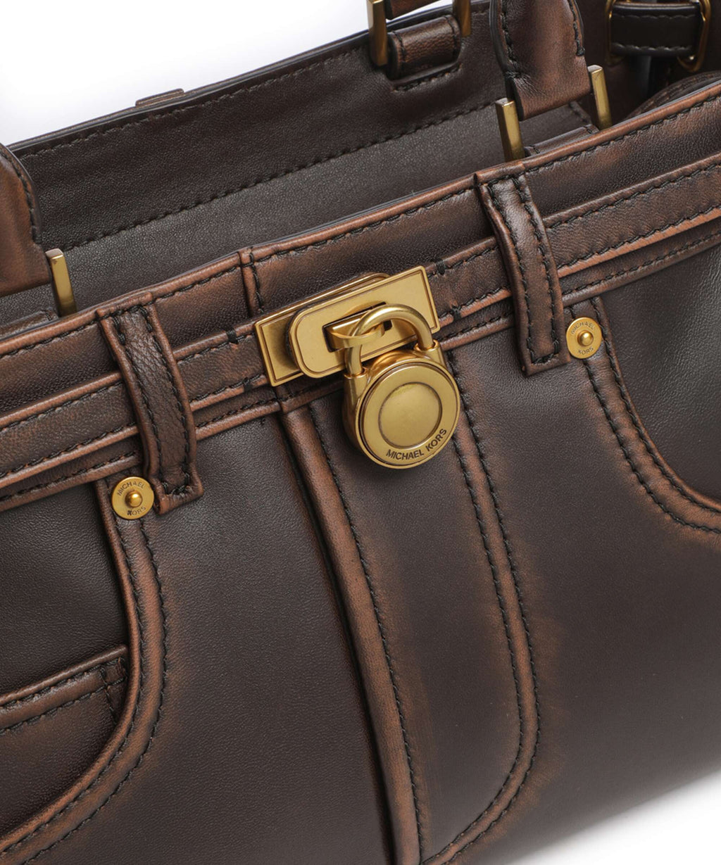 Michael Kors Hamilton Moderne Small Shoulder bag chocolate